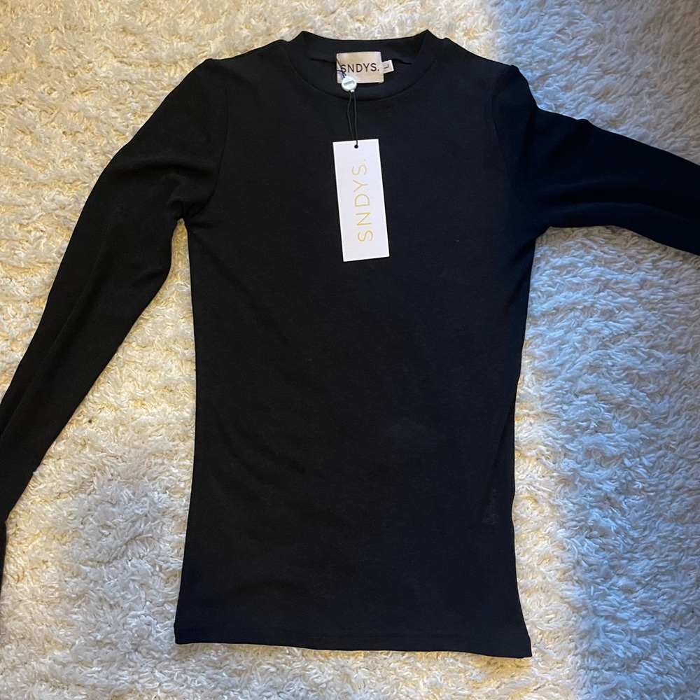 Sheer black long sleeve